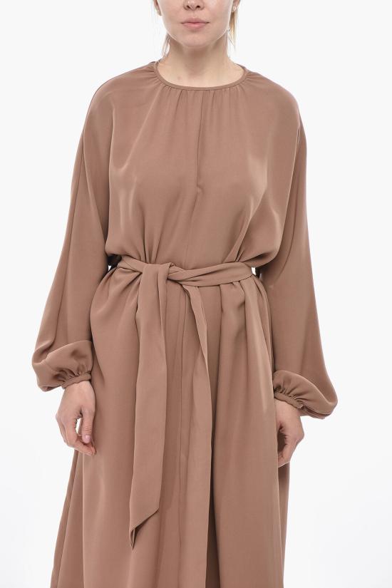  슈퍼 블론드 롱 원피스 COLLAR DRESS J NUDE Pink - SUPER BLOND
