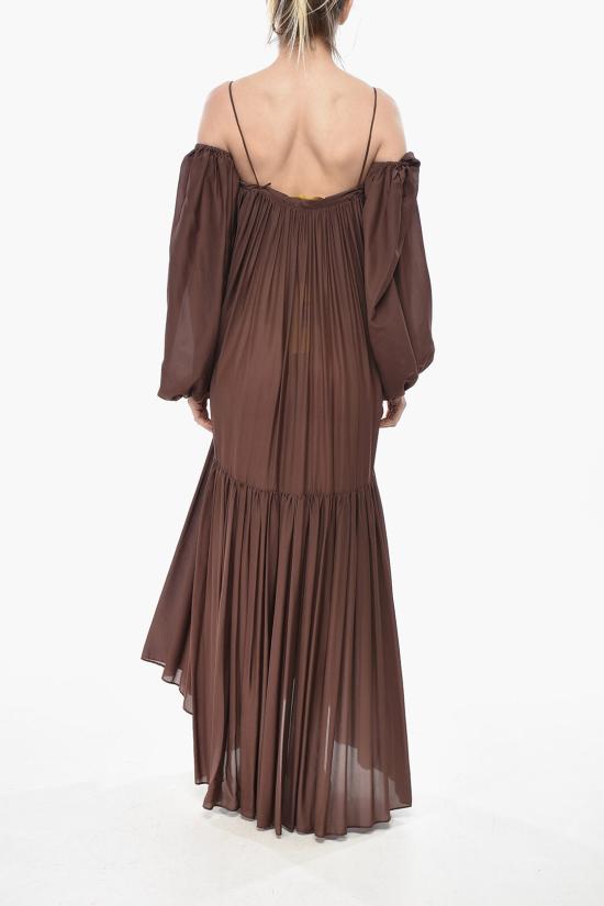  슈퍼 블론드 롱 원피스 DRESS CB MAC Brown - SUPER BLOND