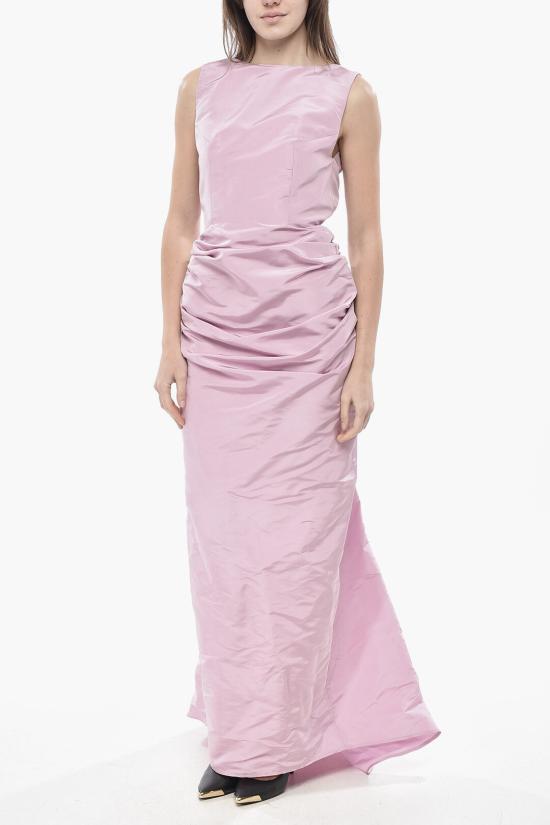  슈퍼 블론드 롱 원피스 DRESS DVN ROSA Pink