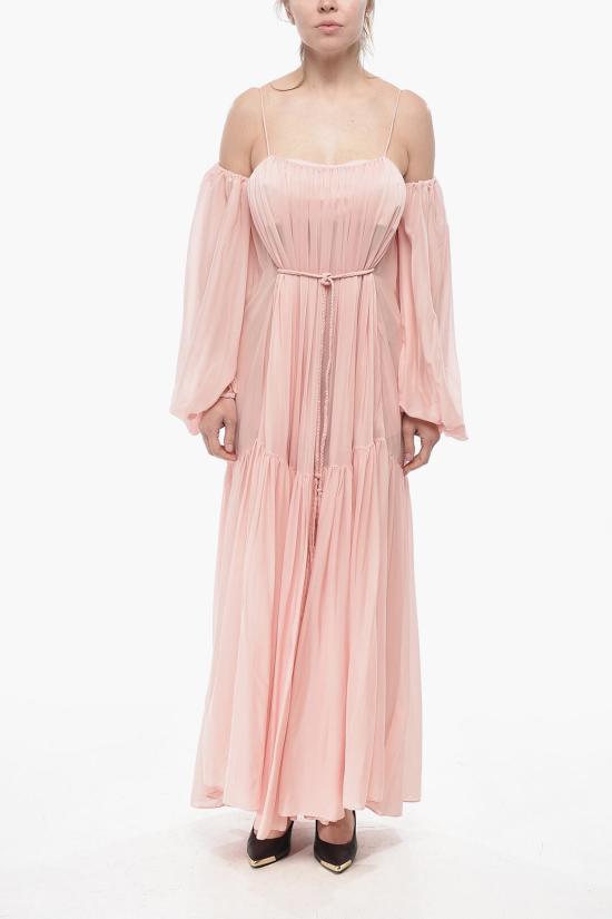  슈퍼 블론드 롱 원피스 DRESS CB ROC Pink