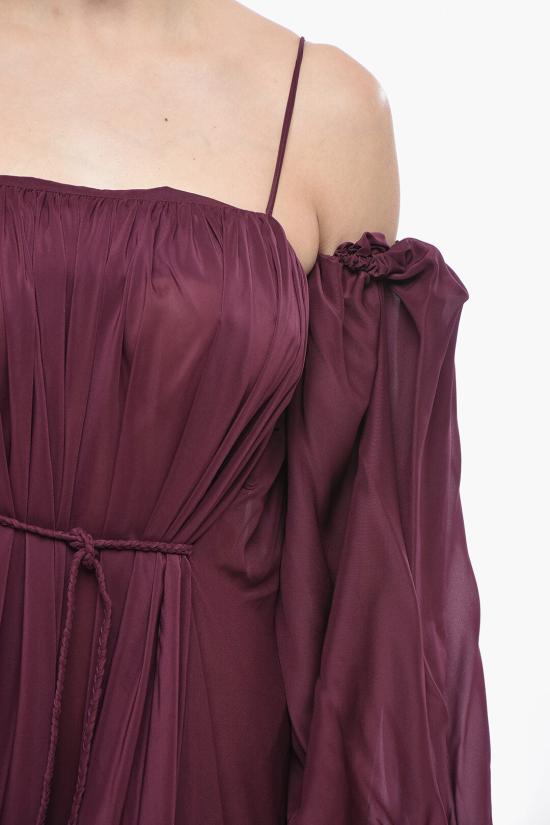  슈퍼 블론드 롱 원피스 DRESS CB VIS Violet - SUPER BLOND