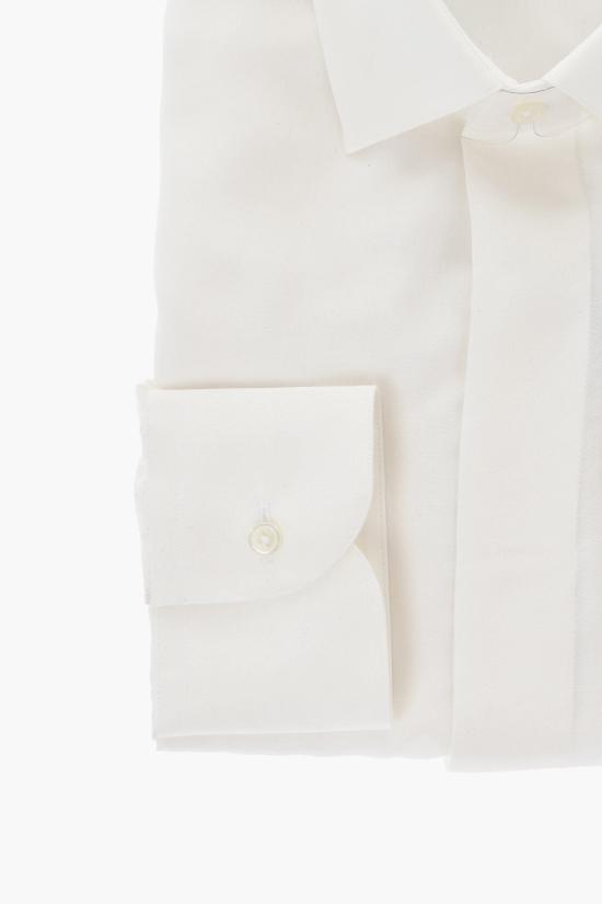  꼬르넬리아니 긴팔 셔츠 93P960 9391906 028 White - CORNELIANI