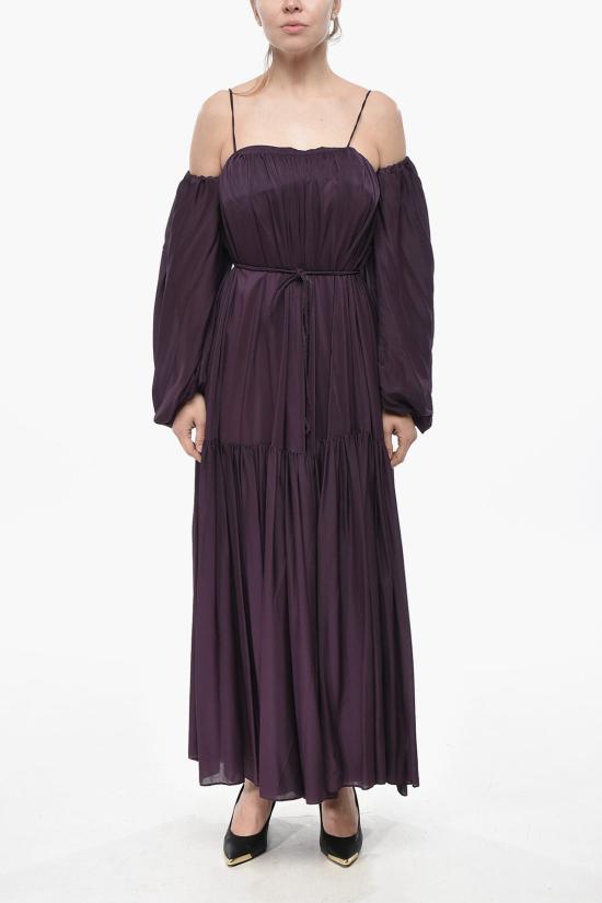  슈퍼 블론드 롱 원피스 DRESS CB VIO Violet
