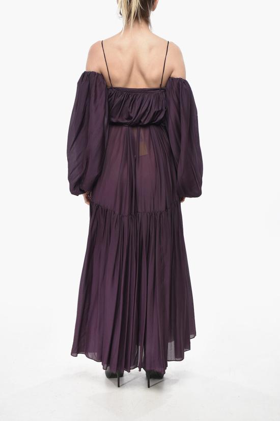  슈퍼 블론드 롱 원피스 DRESS CB VIO Violet - SUPER BLOND