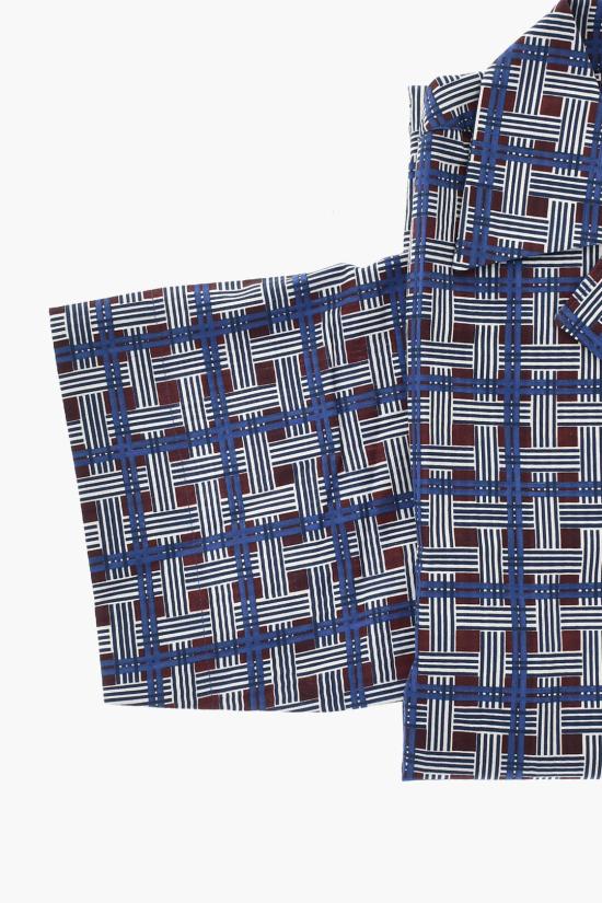  꼬르넬리아니 긴팔 셔츠 91IH04 3111966 001 Blue - CORNELIANI