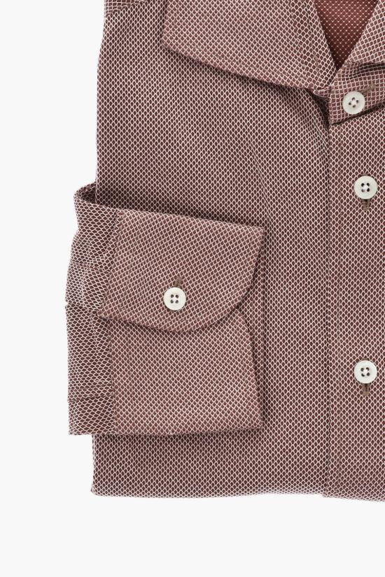  꼬르넬리아니 긴팔 셔츠 87P112 1111242 044 Burgundy - CORNELIANI