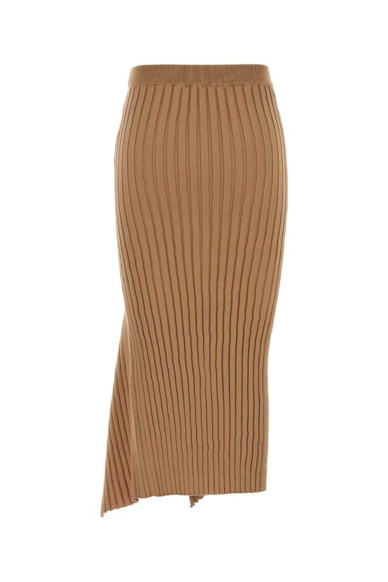 26SS 스텔라 맥카트니 미디 스커트 6K11683S2594 2701 Camel - STELLA MCCARTNEY