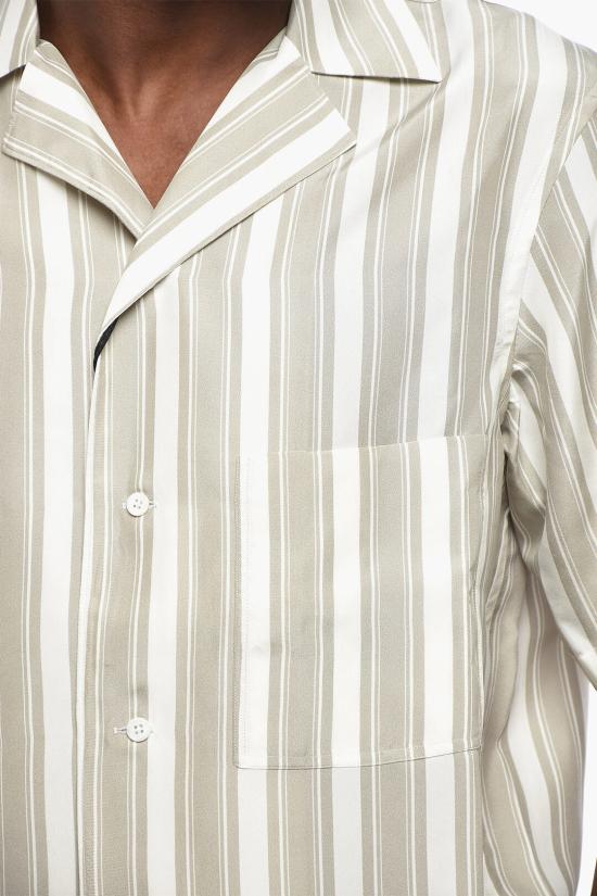  꼬르넬리아니 반팔 셔츠 91IH04 3111964 036 Green - CORNELIANI