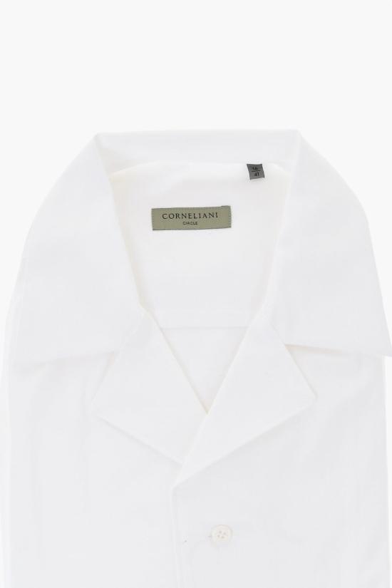  꼬르넬리아니 긴팔 셔츠 91IH04 3111614 028 White - CORNELIANI