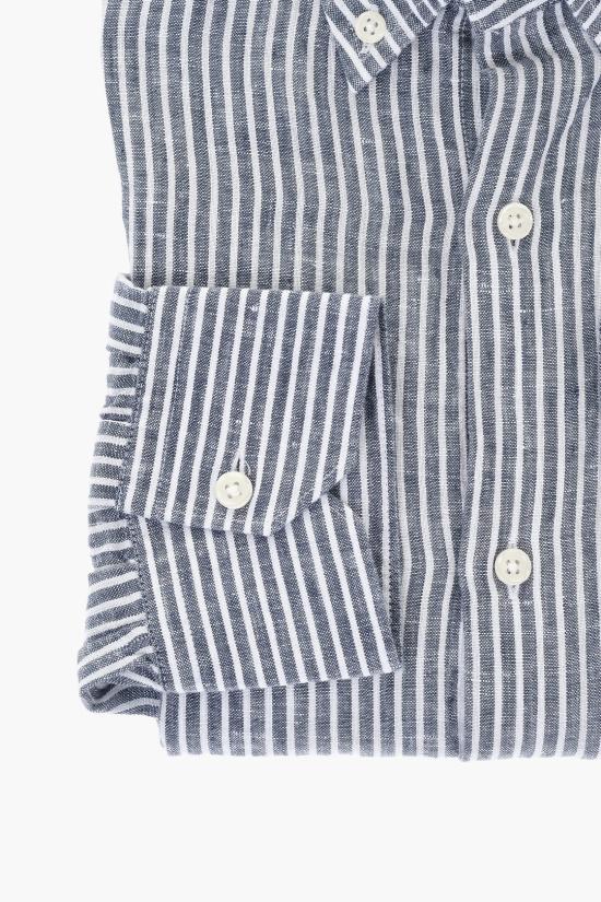  꼬르넬리아니 긴팔 셔츠 91P08N 3120255 001 Blue - CORNELIANI