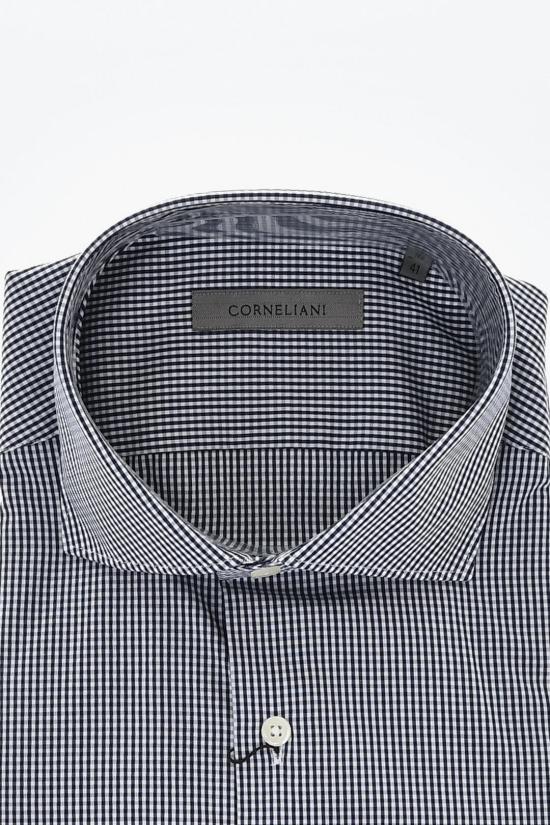  꼬르넬리아니 긴팔 셔츠 91P02N 3120258 001 Blue - CORNELIANI