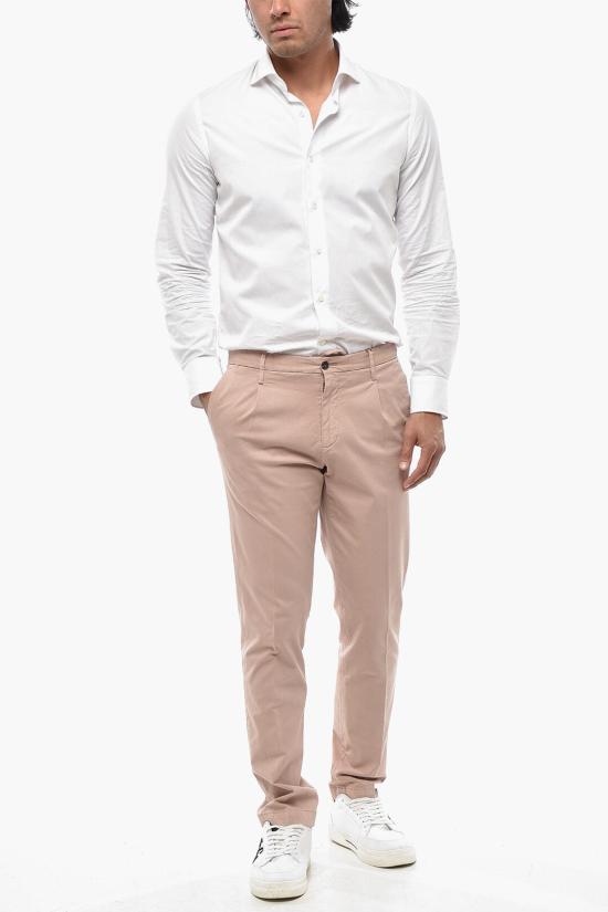  꼬르넬리아니 스트레이트 팬츠 914ED6 3120190 043 Pink - CORNELIANI