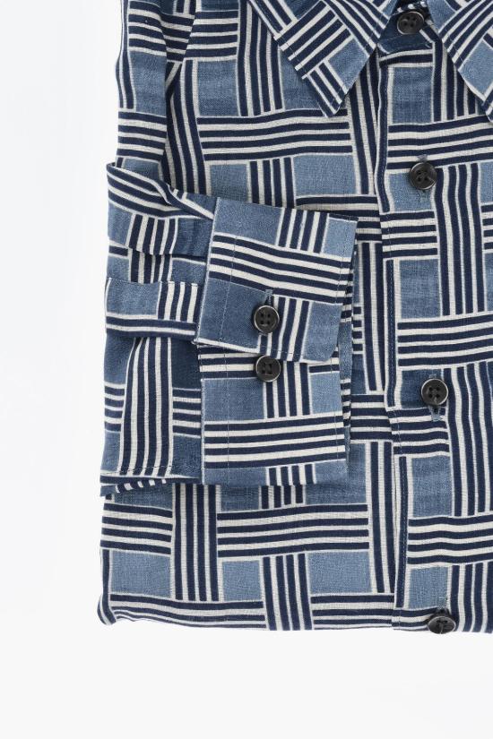  꼬르넬리아니 긴팔 셔츠 91PH01 3111965 001 Blue - CORNELIANI