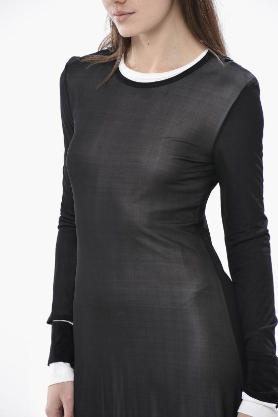  헬무트랭 롱 원피스 O05HW605 001 Black - HELMUT LANG