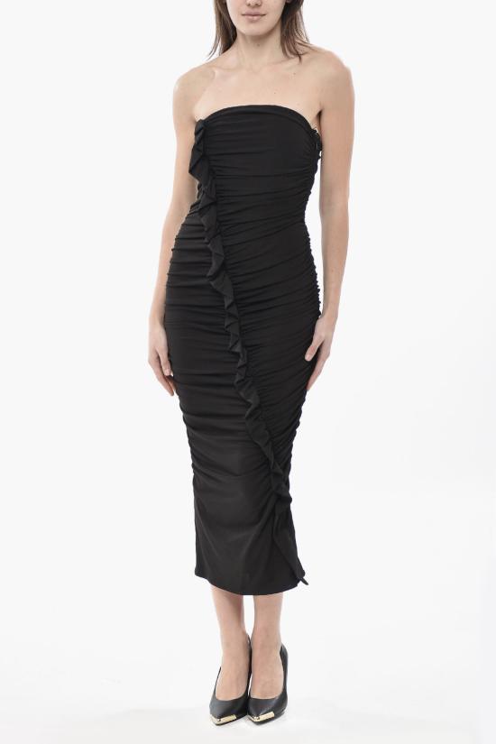  디 아티코 롱 원피스 248WCM153 A014 100 Black