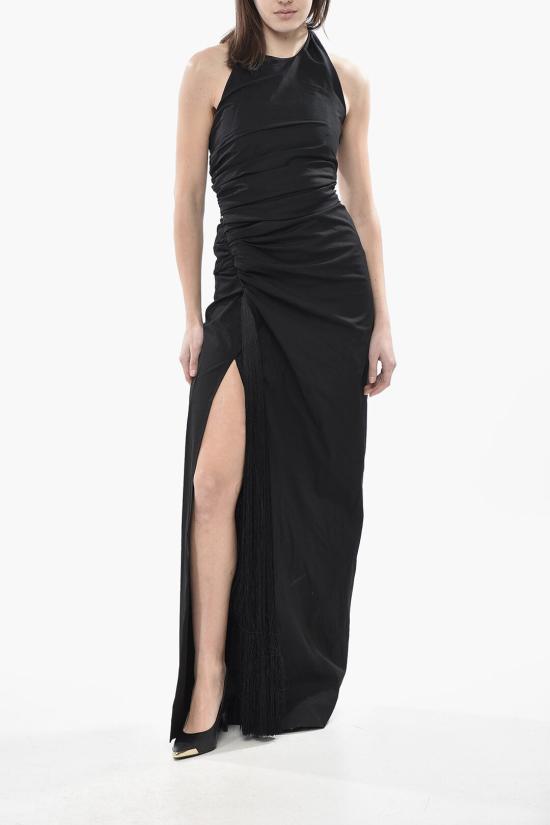  살바토레 페라가모 롱 원피스 13E748 A 772980 NERO Black