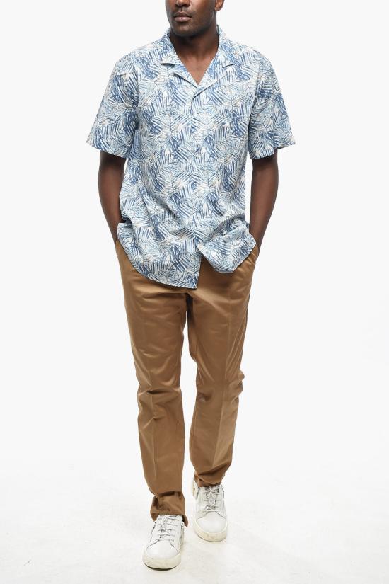  꼬르넬리아니 반팔 셔츠 91IX54 3161996 001 Blue - CORNELIANI