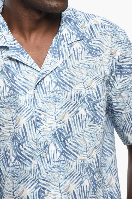  꼬르넬리아니 반팔 셔츠 91IX54 3161996 001 Blue - CORNELIANI