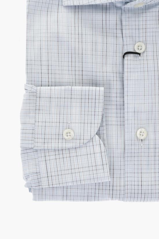  꼬르넬리아니 긴팔 셔츠 87P100 1111230 001 White - CORNELIANI
