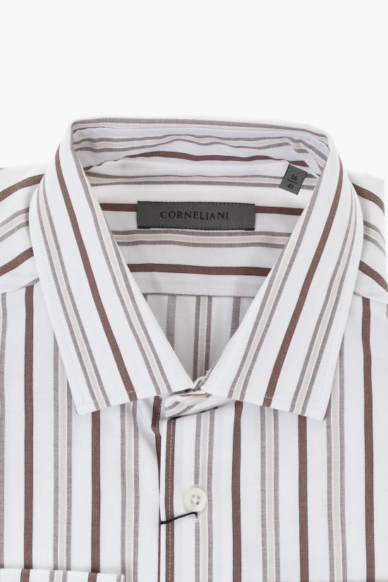  꼬르넬리아니 긴팔 셔츠 85P104 0111306 031 White - CORNELIANI