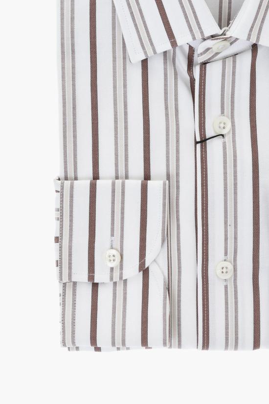  꼬르넬리아니 긴팔 셔츠 85P104 0111306 031 White - CORNELIANI