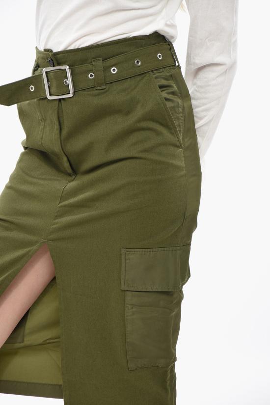  핑코 미디 스커트 104660A2EG X22 Military Green - PINKO