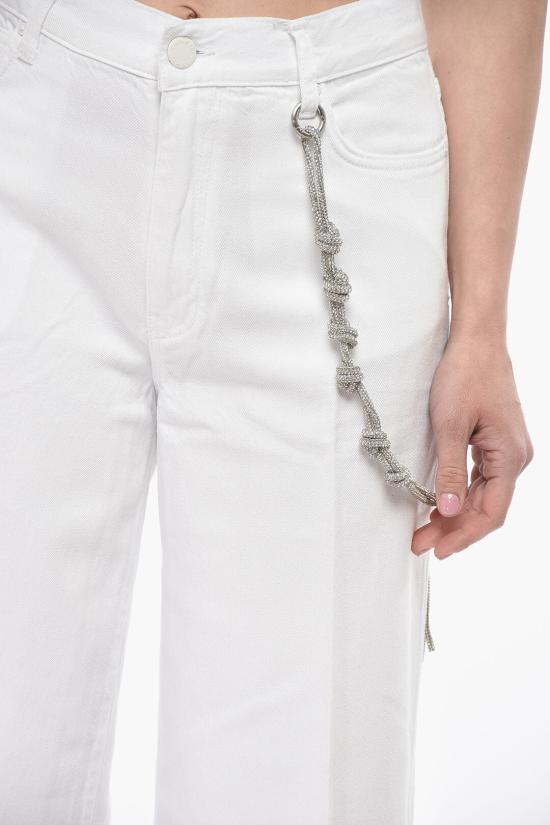  핑코 데님 팬츠 104601A2DO Z04 White - PINKO