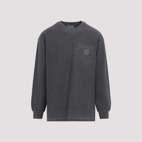 26FW 칼하트 WIP 긴팔 티셔츠 I036862 89GD BLACK DOM - CARHARTT WIP