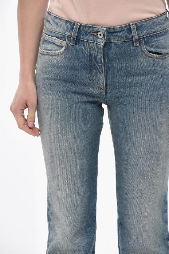 오프화이트 데님 팬츠 OWYA061C99 DEN001 4500 Blue - OFF WHITE
