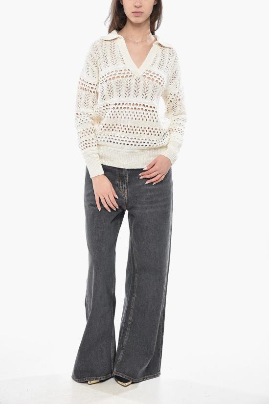  핑코 스웨터 104946A2FP ZB0 White - PINKO