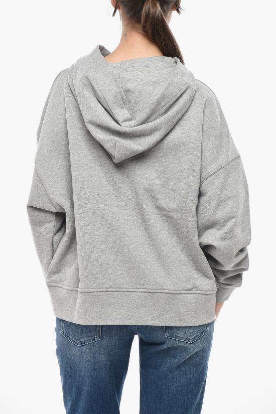  핑코 후드 티셔츠 104623A2F9 I42 Gray - PINKO