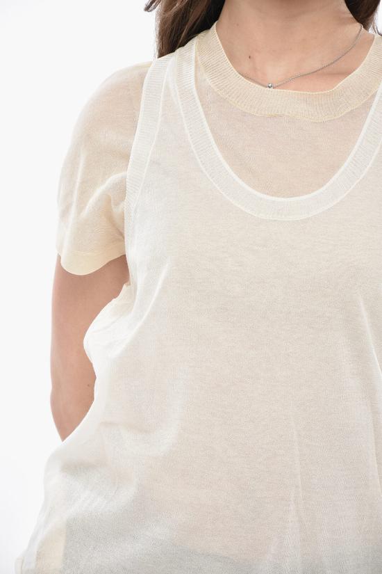  핑코 탑 105152A2LS ZC1 Beige - PINKO
