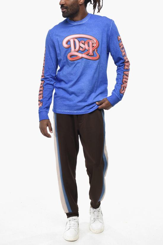  디스퀘어드2 긴팔 티셔츠 S71GD1388S22507485 Blue - DSQUARED2