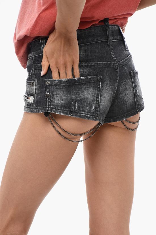  디스퀘어드2 데님 숏팬츠 S72MU0509S30357900 Gray - DSQUARED2