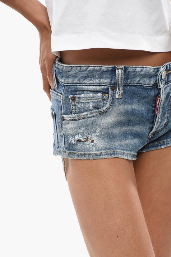  디스퀘어드2 데님 숏팬츠 S72MU0508S30872470 Blue - DSQUARED2