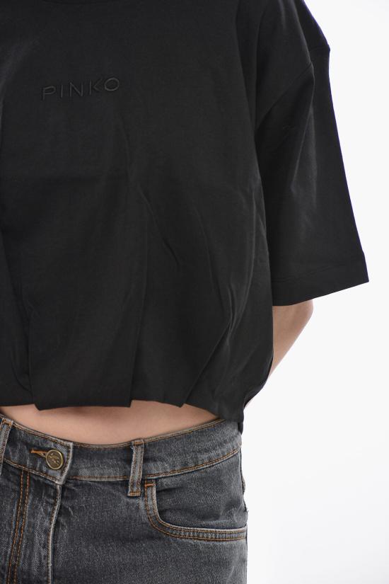  핑코 반팔 티셔츠 104257A2F8 Z99 Black - PINKO