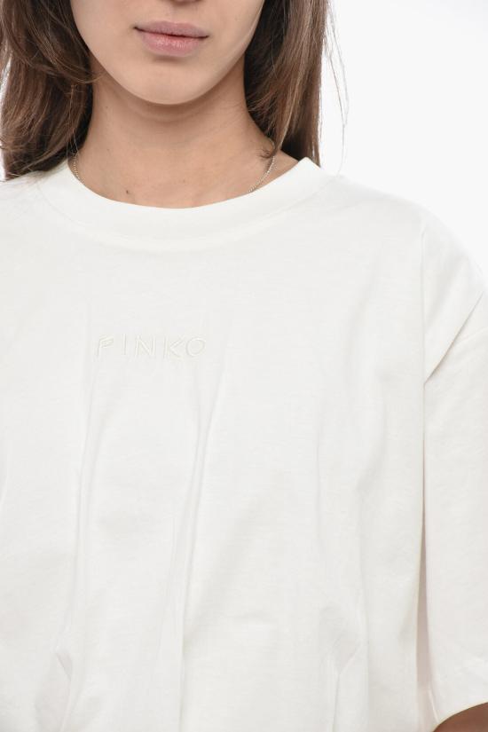  핑코 반팔 티셔츠 104257A2F8 Z05 White - PINKO