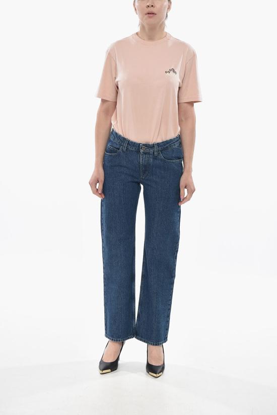  오프화이트 데님 팬츠 OWYA059F23 DEN001 4700 Blue - OFF WHITE