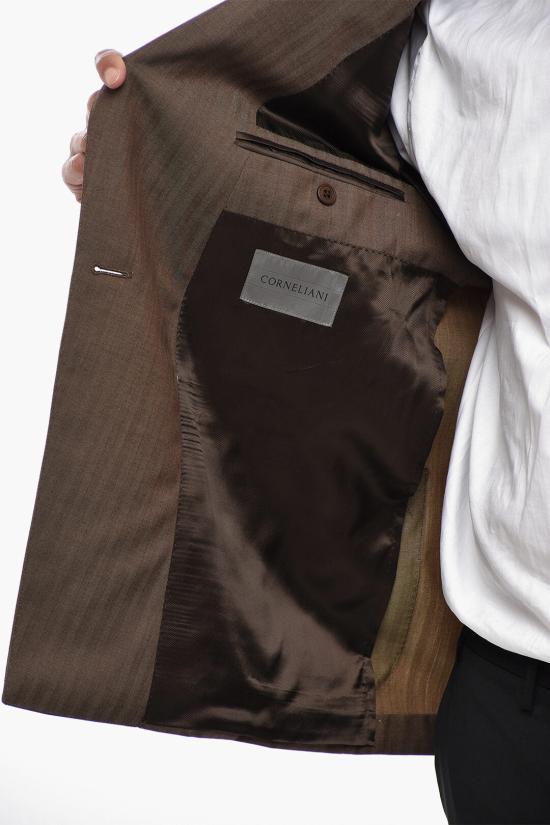  꼬르넬리아니 수트 자켓 91XY89 3117232 030 Brown - CORNELIANI