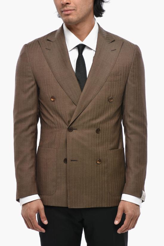  꼬르넬리아니 수트 자켓 91XY89 3117232 030 Brown