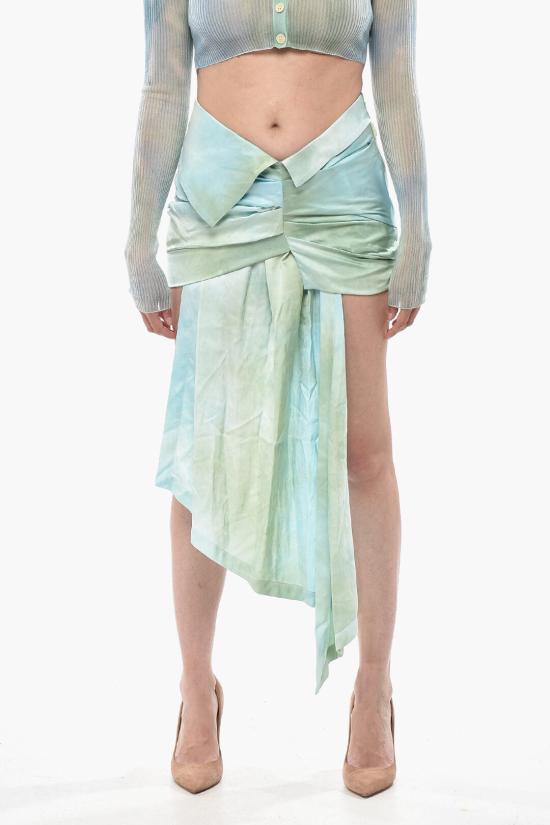  오프화이트 숏 스커트 OWCU002S23FAB0024037 Light blue
