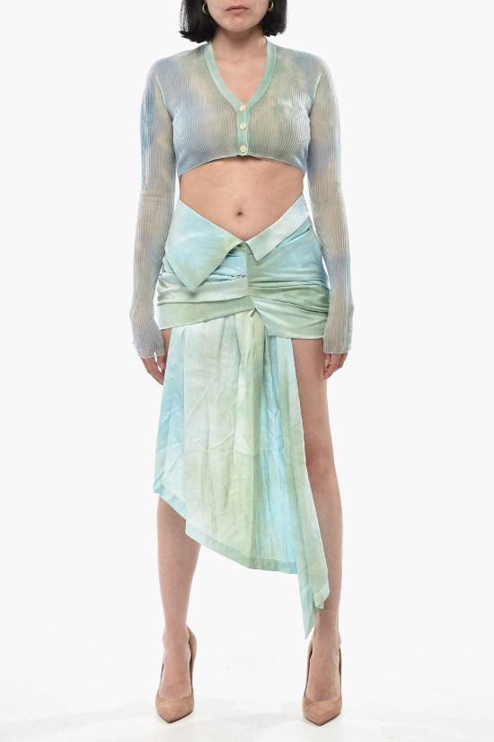  오프화이트 숏 스커트 OWCU002S23FAB0024037 Light blue - OFF WHITE