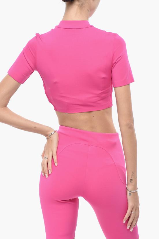  오프화이트 반팔 티셔츠 OWVA038S23JER0013200 Pink - OFF WHITE