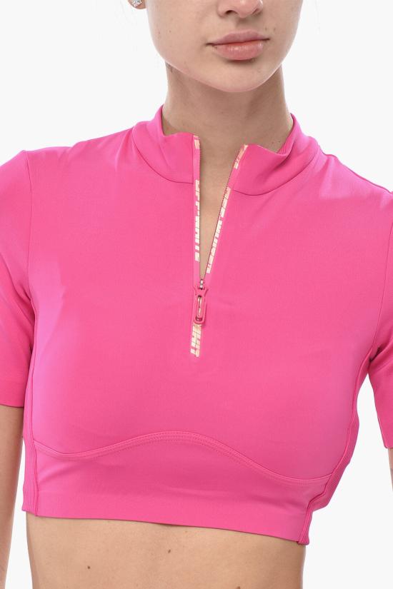  오프화이트 반팔 티셔츠 OWVA038S23JER0013200 Pink - OFF WHITE