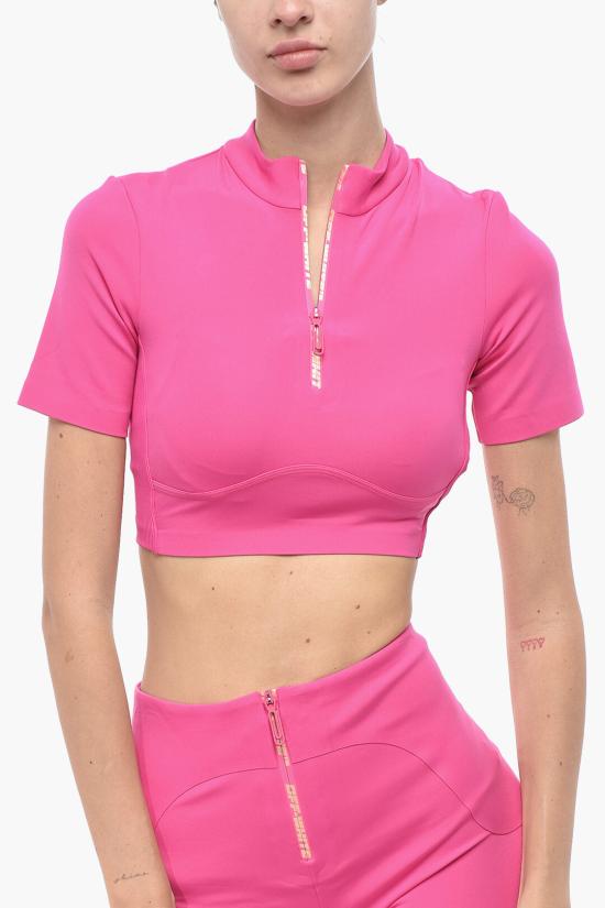  오프화이트 반팔 티셔츠 OWVA038S23JER0013200 Pink