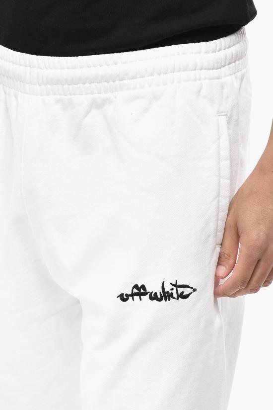  오프화이트 트레이닝/조거 팬츠 OMCH033F22FLE0010110 White - OFF WHITE