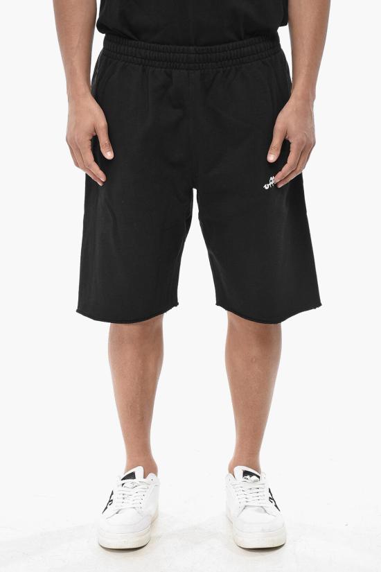  오프화이트 숏팬츠 OMCI006F22FLE0031001 Black