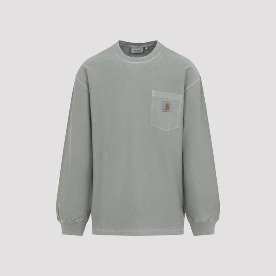 26FW 칼하트 WIP 긴팔 티셔츠 I036862 3RFGD SHADY GREEN DOM