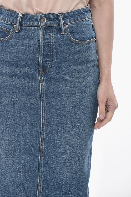  알렉산더 왕 데님 스커트 4DC3245459 401 Blue - ALEXANDER WANG