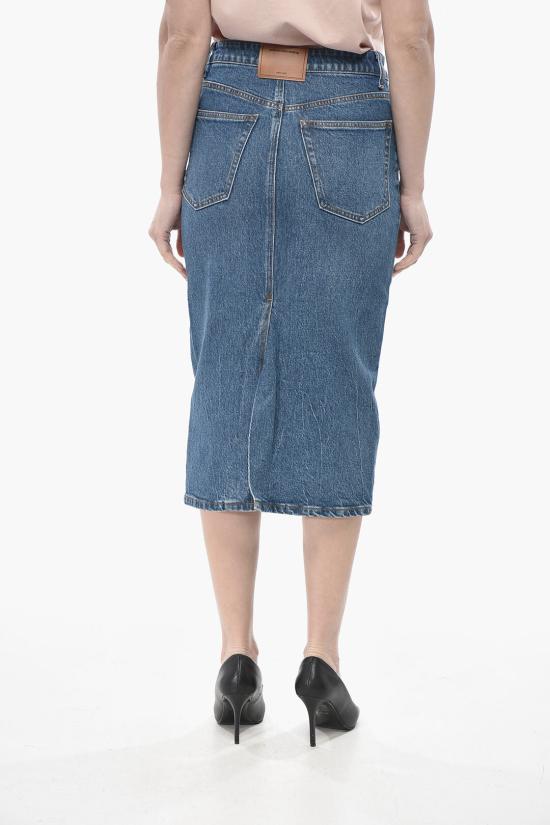  알렉산더 왕 데님 스커트 4DC3245459 401 Blue - ALEXANDER WANG